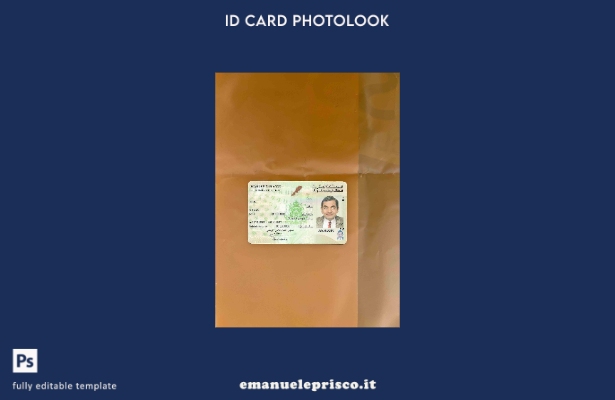 modello FRONTALE photolook ID Marocco stile verificato